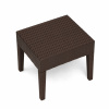 Столик журнальный RATTAN Элластик квадрат. Коричневый фото 46490