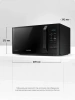 Микроволновая  печь Samsung MG-23K3515AK/BW черный фото 51144