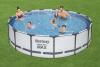 Бассейн каркасный BESTWAY 457*107, 14970л 56488 фил.-насос 3028л/ч, лестница, тент фото 34846