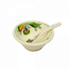 Солонка Зеленый лук с ложкой АКСИНЬЯ