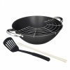 Казан чуг. 4.4л стекл.кр. АП SATOSHI 30см/реш./нерж.руч. 808-031 фото 44270