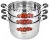 Мантоварка-пароварка LARA LR03-40 (28х31см/11л/3секц.) фото 35307