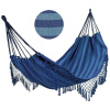 Гамак полотняный Ecos Hammock Ham-18 с бахромой, сумкой для хранения и переноски, 200х120 см