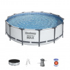 Бассейн каркасный BESTWAY 427*107, 13030л, фил.-насос 3028л/ч, лестница, тент 56950
