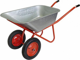 Тачка строительная T752Р/PROFI 2-х кол. (110л) с лит.колес. фото 53628