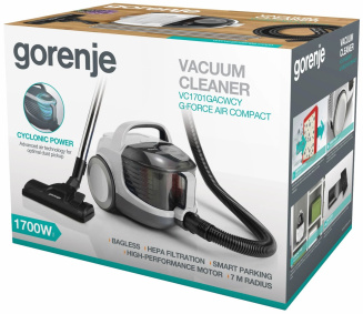 Пылесос GORENJE VC 1701 GACWCY белый фото 37448