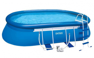Бассейн каркасный Intex (549х305х107) 10920л фильтр, насос, лестница (ИГ-54432) фото 25428