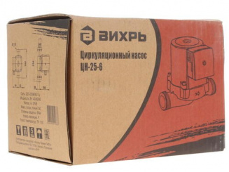Насос циркуляционный ВИХРЬ ЦН-25-6 СТАНДАРТ (68/7/7) фото 43662