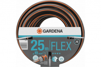 Шланг FLEX 3/4", 25м Gardena ПВХ Черный (цена за бухту) фото 45506