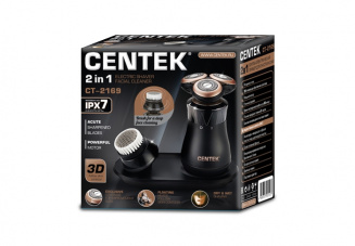 Бритва CENTEK CT-2169 роторная+влажное бритье(+) фото 33918