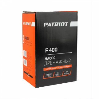 Насос дренажный Patriot F 400 для грязной воды фото 34471