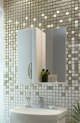 Зеркало EVA GOLD "Vanessa 60" бел. лев.