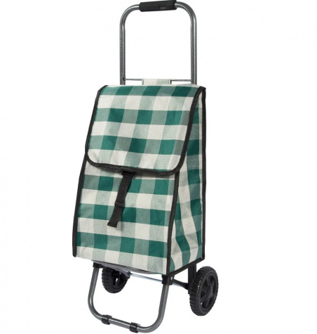 Тележка багажная с сумкой Рыжий кот D203 Green, 25кг 093581