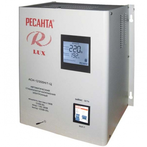 Стабилизатор РЕСАНТА АСН-12000Н/1-Ц LUX