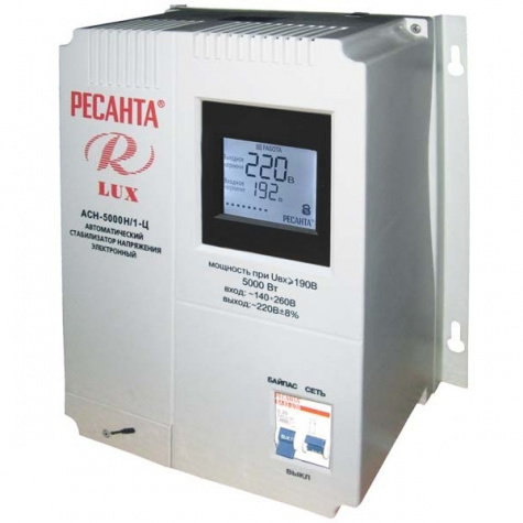 Стабилизатор РЕСАНТА АСН-5000Н/1-Ц LUX